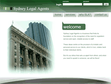 Tablet Screenshot of legalagents.com.au